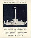 War Memorial Program 1920 - page 1